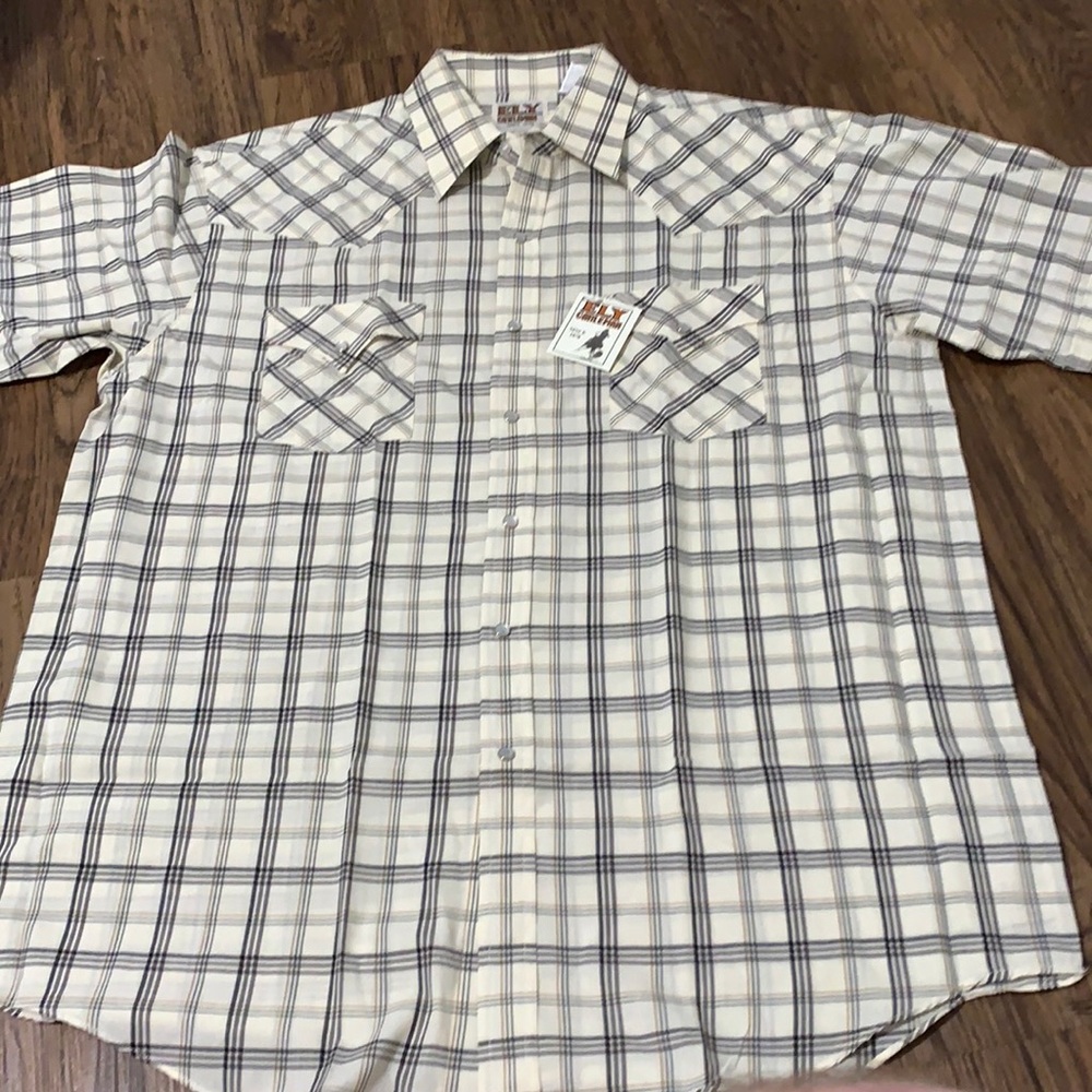 NWT Vintage Ely Cattleman Plaid Button Down